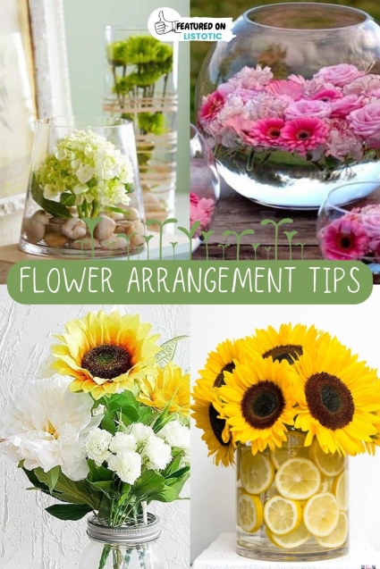 13 Clever Flower Arrangement Tips & Tricks