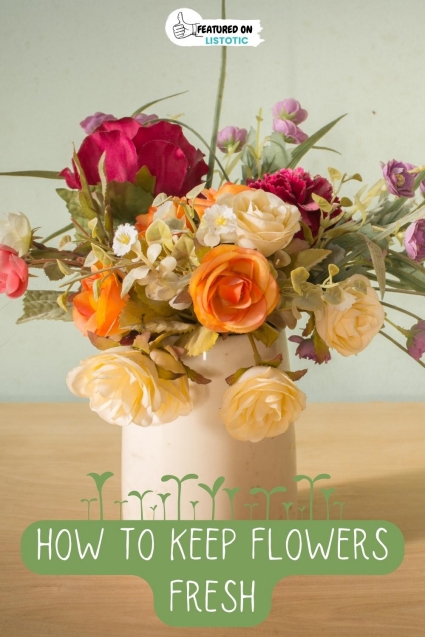 Flower arrangement tips.