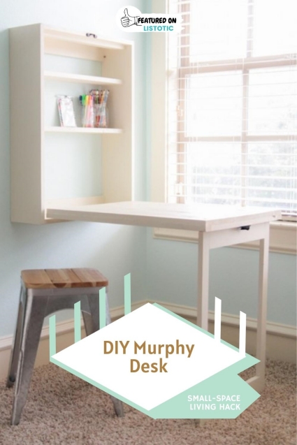 DIY murphy desk.