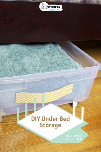 Under Bed Storage: DIY Plastic Underbed Drawers - Pins and Procrastination