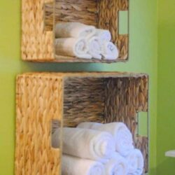 DIY storage ideas for small spaces; small space hack and bedroom storage ideas.