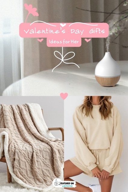 Valentine's Day gift ideas for her; Valentine's gifts inspiration for women.