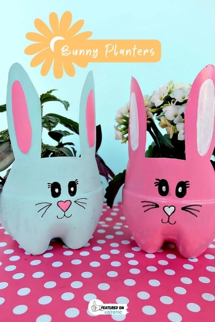 Bunny planters.