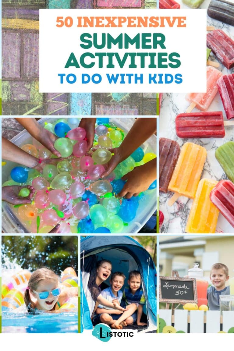 50 Budget Friendly Summer Activities to Do with Kids ⋆ Listotic