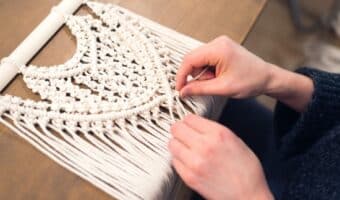 adult diy macrame yarn craft