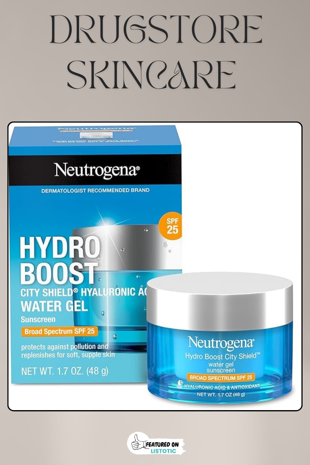 the best budget skincare products hydro boost moisturizer