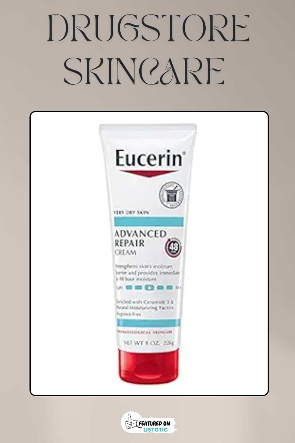 the best budget skincare products Eucerin moisturizer 
