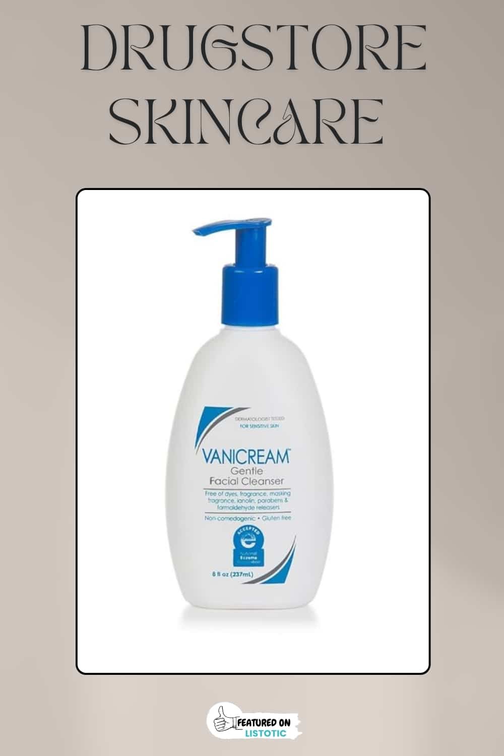 the best budget skincare products vanicream cleanser