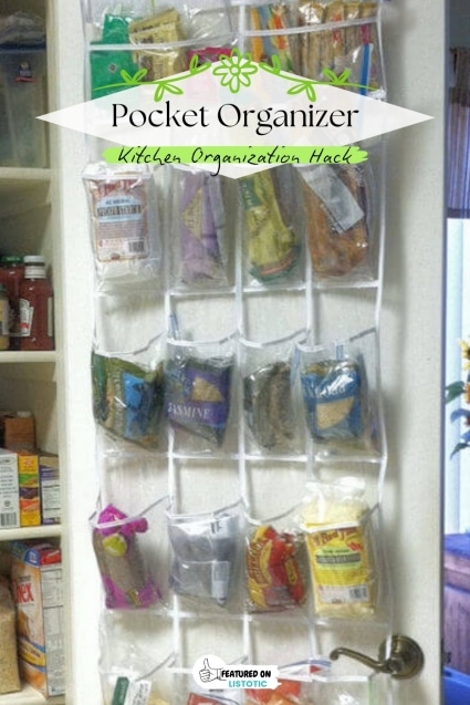 Kitchen organization tips.