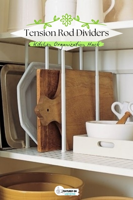 Kitchen organization tips.