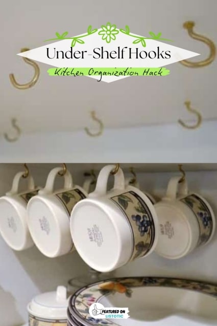 Kitchen organization tips.