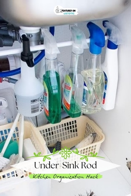 Kitchen organization tips.