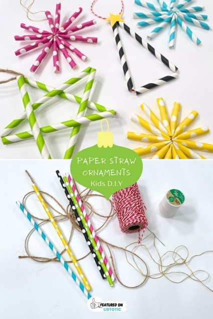 Paper straw ideas.